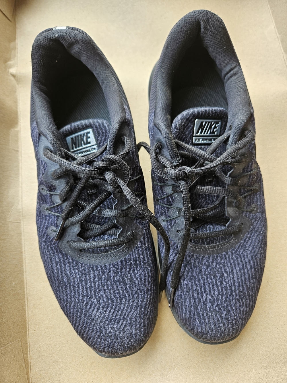 Nike Women’s Flex Supreme TR6 Black and Dark Gray Knit Sneakers